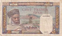 Algeria 100 Francs - Algerian - Serial J.891 - 1942 - Serial J.1229