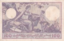Algeria 100 Francs,  Boys, Arab with camel - 04-08-1936 - Serial D.1469