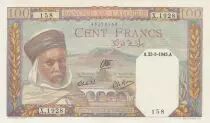 Algeria 100 Francs  Algerian with turban - 1945