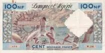 Algeria 100 NF - Seagulls - 10-02-1961 - Serial B.284 - F to VF - P.121b