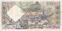 Algeria 100 NF Sea gulls, harbor -  26-06-1956 - TTB