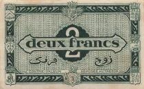 Algeria 2 Francs - 31-01-1944 - Serial A - P.99a