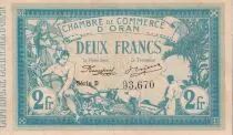 Algeria 2 Francs - Chambre de commerce of Oran - 1915 - Serial D - P.141.3
