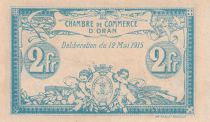 Algeria 2 Francs - Chambre de commerce of Oran - 1915 - Serial D - P.141.3
