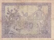 Algeria 20 Francs Young woman - 02-02-1945 - Serial A.1394