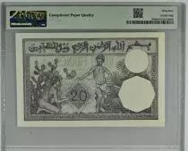 Algeria 20 Francs Young womand - 1928 - Serial H.2815 - aUNC - P.78b