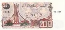 Algeria 200 Dinars  - Martyrs monument,  Constantine -1983