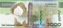 Algeria 2000 Dinars - 60th anniversary of the independence - 31th Summit of the Organization of Arab States - 2022 - Serial AL