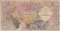 Algeria 5 Dinars - Eagle - Sheep - 1964 - S&eacute;rie A.315 - P.122a