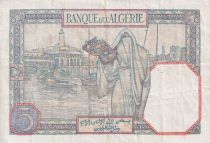 Algeria 5 Francs -  Young girl - 08-08-1941 - Serial Z.5380 - VF to XF - P77b