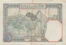 Algeria 5 Francs - Young Woman - 14-05-1941 - P.77b