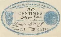 Algeria 50 Cents - Chambre de commerce of Alger - 13-01-1915 - Serial T.1