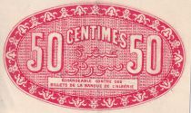 Algeria 50 Cents - Chambre de commerce of Alger - 1919 - Serial P.309 - P.137-11