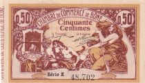 Algeria 50 Cents - Chambre de commerce of Bône - 1915 - Serial E - P.138.1var