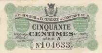 Algeria 50 Cents - Chambre de commerce of Constantine - 01-05-1915 - Serial A