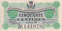 Algeria 50 Cents - Chambre de commerce of Constantine - 1915 - Serial B - P.140.3