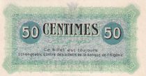 Algeria 50 Cents - Chambre de commerce of Constantine - 1915 - Serial B - P.140.3