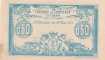 Algeria 50 Cents - Chambre de commerce of Oran - 1915 - Serial D - P.141.1