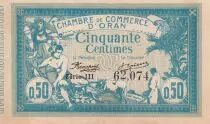Algeria 50 Cents - Chambre de commerce of Oran - 1915 - Serial III - P.141.4