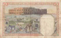 Algeria 50 Francs - Couple - 02-01-1938 - Watermark Head - P.84