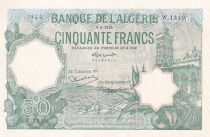 Algeria 50 Francs - Mosque  - 04-03-1936 - Serial W.1340 - P.80