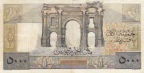 Algeria 5000 Francs Apollo - Triomphal arch of Trajan - 02-11-1949 -  Serial Q.240