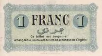Alg&eacute;rie 1 Franc - Chambre de commerce de Constantine - 1915 - S&eacute;rie A - P.140.2