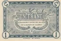 Alg&eacute;rie 1 Franc - Chambre de commerce de Constantine - 20-11-1922- S&eacute;rie E.6