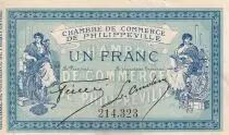 Alg&eacute;rie 1 Franc - Chambre de commerce de Philippeville - 1914 - P.142.4