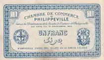 Alg&eacute;rie 1 Franc - Chambre de commerce de Philippeville - 1914 - P.142.4