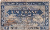 Algérie 1 Franc - Oran - 1944 - P.98a
