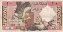 Algérie 10 Dinars - Cigognes - 1964 - Série Q.2056 - TB - P.123a