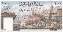 Algérie 100 Dinars - Port d\'Alger - 1964- Série E.399 - P.125a