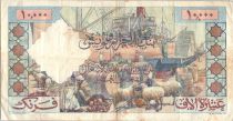 Algérie 10000 francs  Mouettes, port - 07-11-1956 - TTB