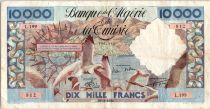 Algérie 10000 francs  Mouettes, port - 26-06-1956 - TTB