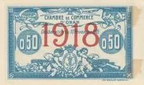 Alg&eacute;rie 2 Francs - Chambre de commerce d\'Oran - 1918 - S&eacute;rie I