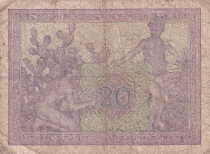 Algérie 20 Francs Jeune Femme - 07-05-1945 - Série S.2162