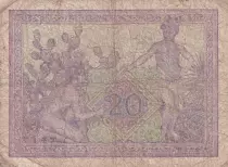 Alg&eacute;rie 20 Francs Jeune Femme - 07-05-1945 - S&eacute;rie S.2162