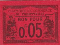 Algérie 5  Centimes - Chambre de Commerce de Philippeville - 1915