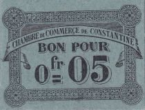 Algérie 5 Centimes - Chambre de commerce de Constantine - 1915 - P.140.46