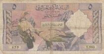 Alg&eacute;rie 5 Dinars -  Paysage montagneux - montons - 1964 - Y980