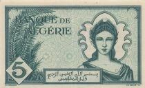 Alg&eacute;rie 5 Francs - 16-11-1942 - P.91