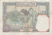 Algérie 5 Francs - Jeune Femme - 18-08-1941 - P.77b