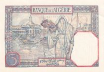 Algérie 5 Francs - Jeune Femme - 22-07-1929 - Série Q.3740