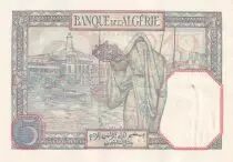 Alg&eacute;rie 5 Francs - Jeune Femme - 27-07-1933 - S&eacute;rie K.4244 - P.77a