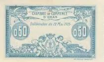 Alg&eacute;rie 50 Centimes - Chambre de commerce d\'Oran - 12-05-1915 - S&eacute;rie B
