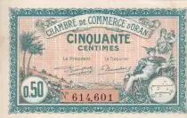 Alg&eacute;rie 50 Centimes - Chambre de commerce d\'Oran - 1921 - P.141.25