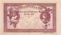 Alg&eacute;rie 50 Centimes - Chambre de commerce de B&ocirc;ne - 1915 - S&eacute;rie E - P.138.1var