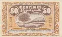 Alg&eacute;rie 50 Centimes - Chambre de commerce de Bougie-S&eacute;tif - 09-03-1918 - S&eacute;rie A.18