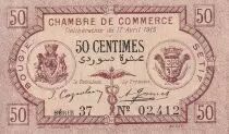 Alg&eacute;rie 50 Centimes - Chambre de commerce de Bougie-S&eacute;tif - 1915 - S&eacute;rie 37 - P.139.1